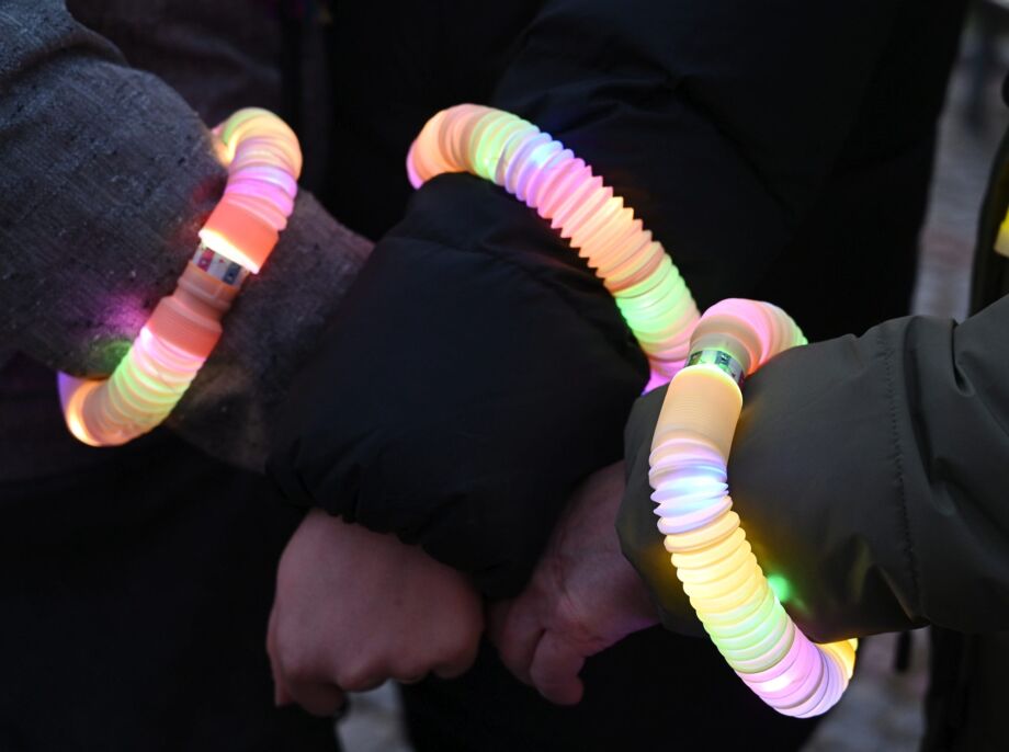 Lichterdemo in Weilmünster Lichterdemo in Weilmünster