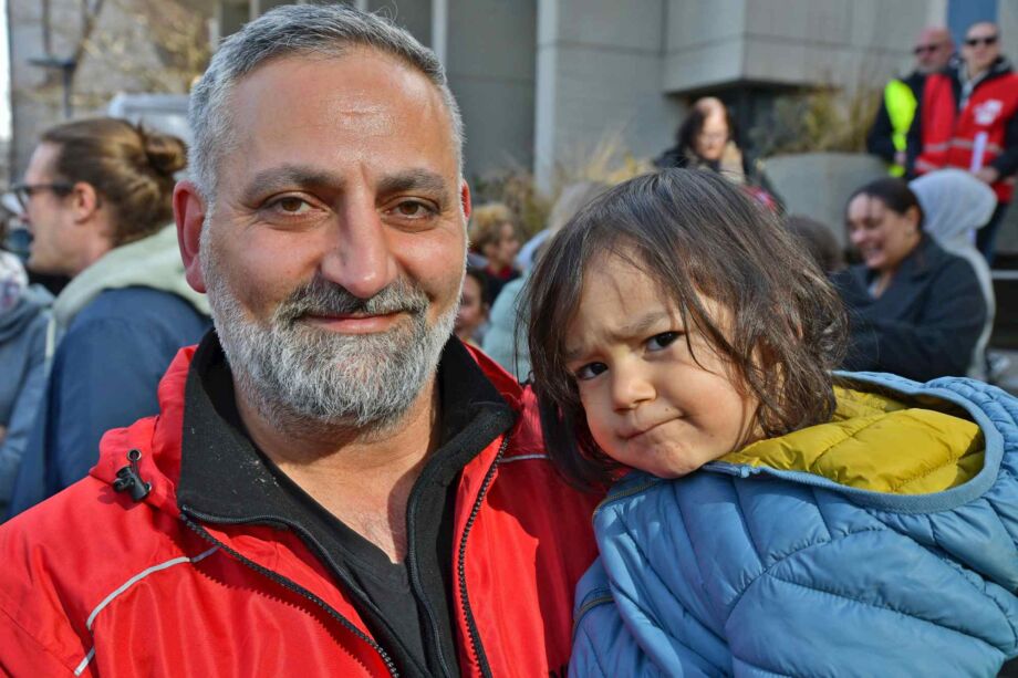 Streikversammlung am Rathaus Offenbach Streikversammlung am Rathaus Offenbach