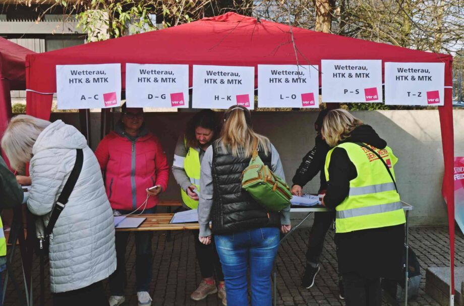 Streikerfassungin Offenbach Streikerfassung in Offenbach