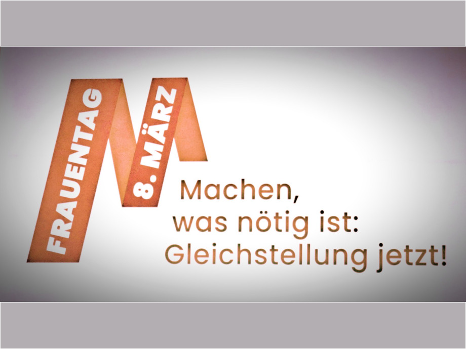 Gleichstellung jetzt!
