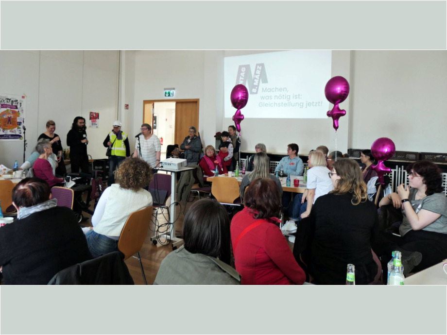 Politischer Frauentagsbrunch im DGB-Haus