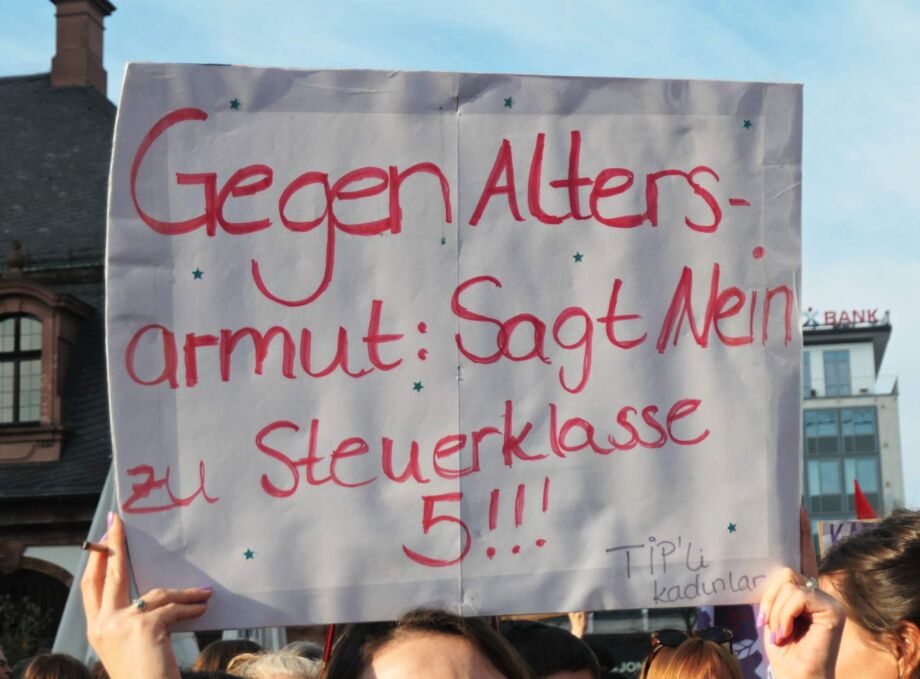 Kundgebung an der Hauptwache
