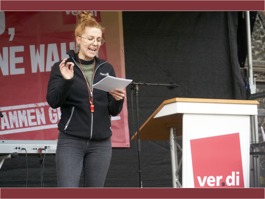 Unsere Forderungen sind klar