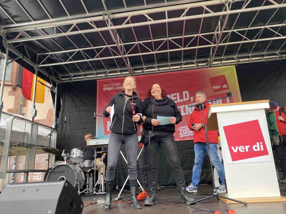 Auf der Bühne am Römer