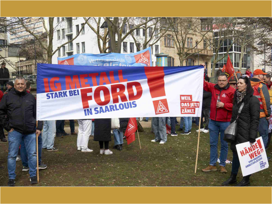 Für sichere Arbeitsplätze und einen starken Sozialstaat