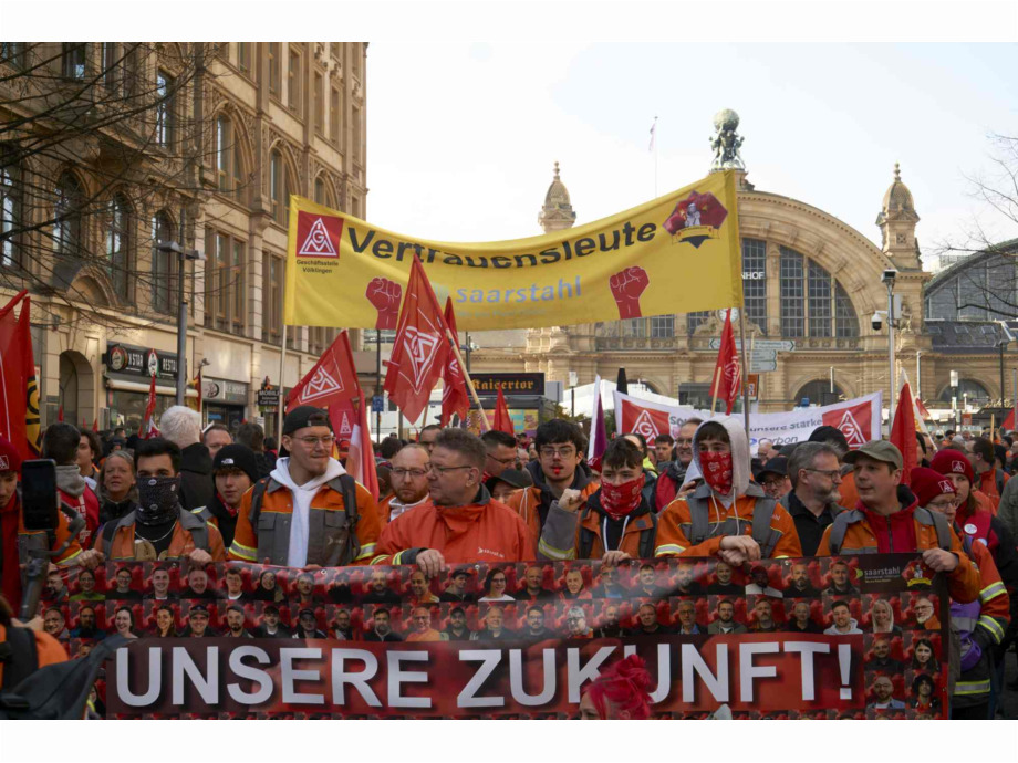 Für sichere Arbeitsplätze und einen starken Sozialstaat