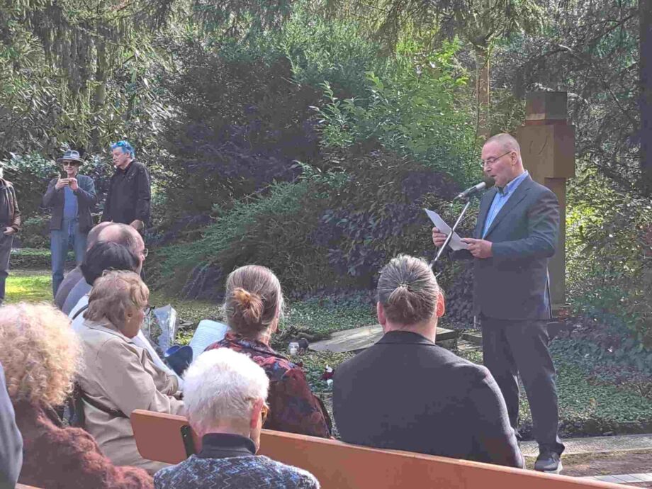 Einweihung auf dem Hauptfriedhof