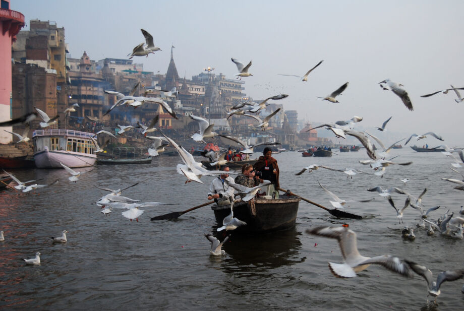 Morgen auf dem Ganges