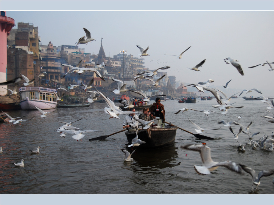Morgen auf dem Ganges