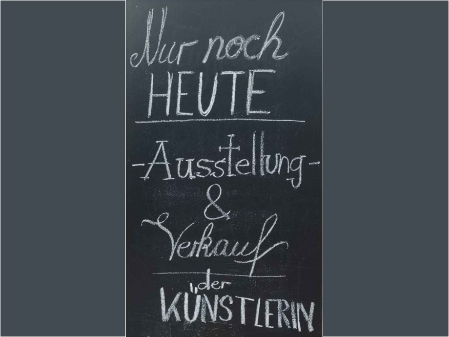 Verkauf der Künstlerin