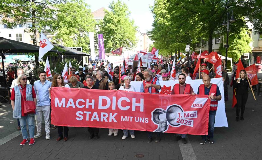 Maikundgebung der Gewerkschaften in Giessen