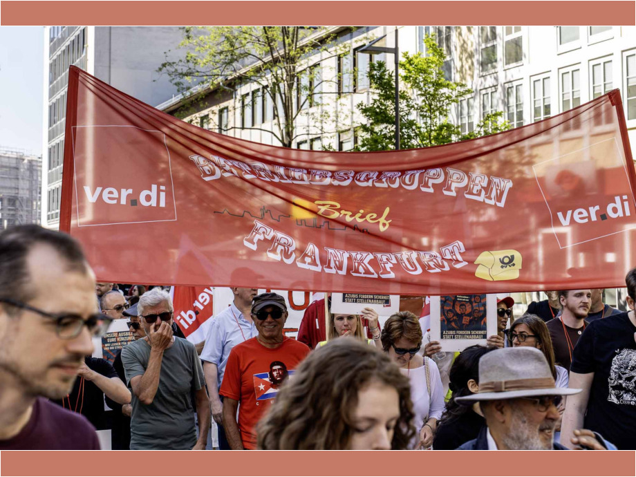 Mach dich stark mit uns - Maikundgebung des DGB in Frankfurt