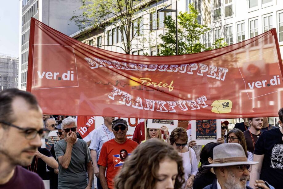 Mach dich stark mit uns - Maikundgebung des DGB in Frankfurt