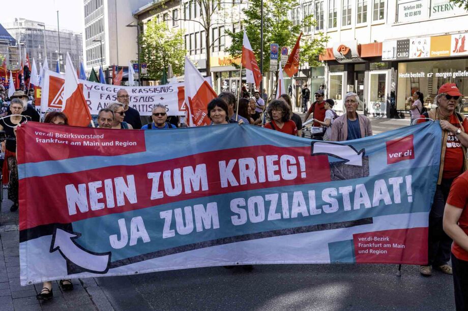 Mach dich stark mit uns - Maikundgebung des DGB in Frankfurt