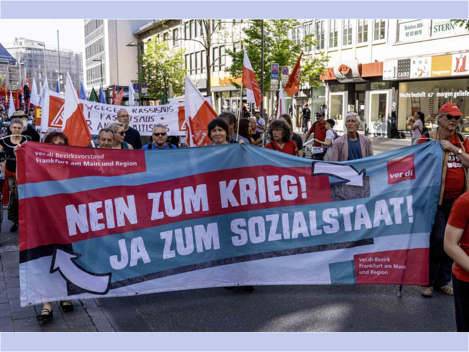 Mach dich stark mit uns - Maikundgebung des DGB in Frankfurt