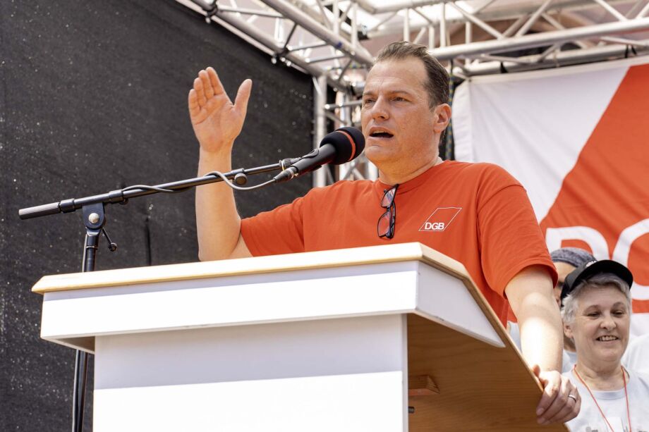 Mach dich stark mit uns - Maikundgebung des DGB in Frankfurt