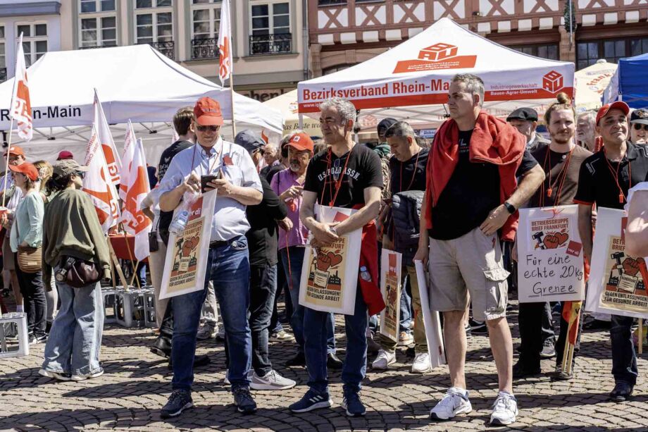 Mach dich stark mit uns - Maikundgebung des DGB in Frankfurt