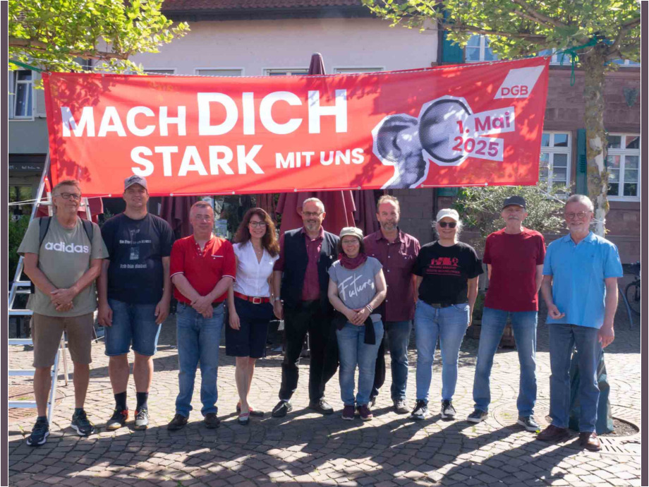 Maifeier der Gewerkschaften in Dieburg