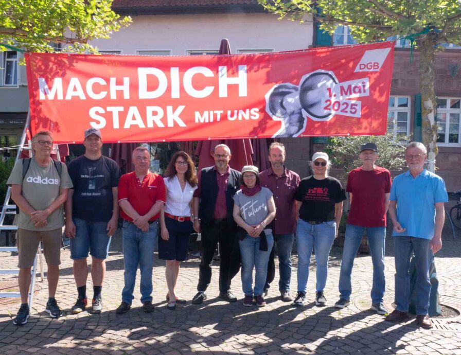 Maifeier der Gewerkschaften in Dieburg