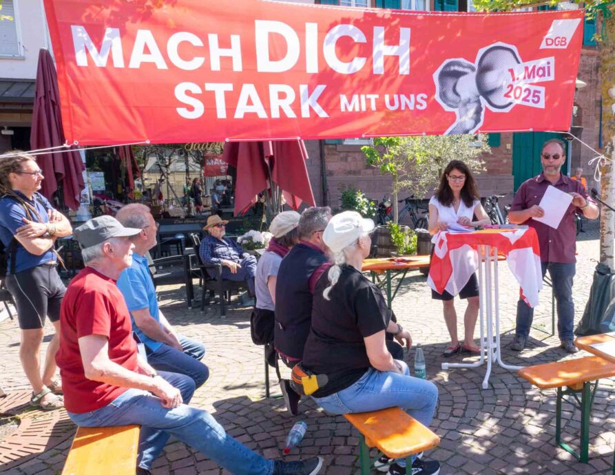 Maifeier der Gewerkschaften in Dieburg