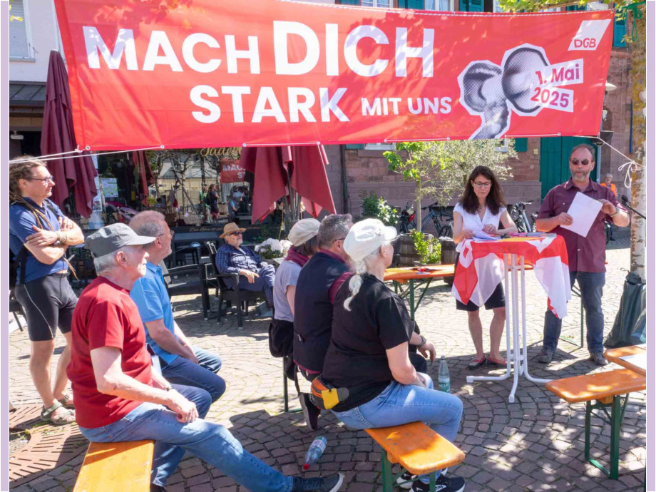 Maifeier der Gewerkschaften in Dieburg