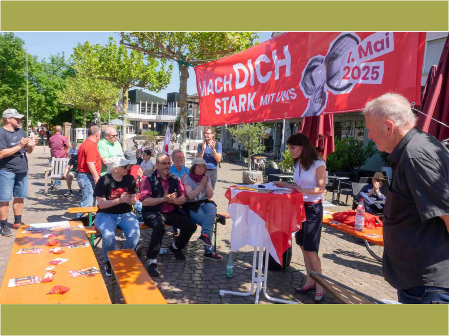 Maifeier der Gewerkschaften in Dieburg