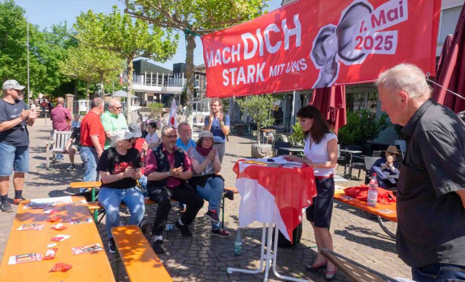 Maifeier der Gewerkschaften in Dieburg