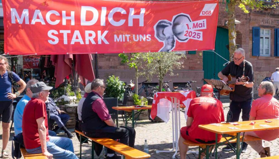 Maifeier der Gewerkschaften in Dieburg