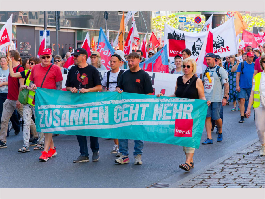 Mach dich stark mit uns - Maikundgebung des DGB in Frankfurt