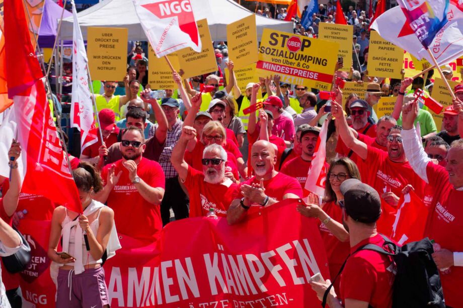 Mach dich stark mit uns - Maikundgebung des DGB in Frankfurt