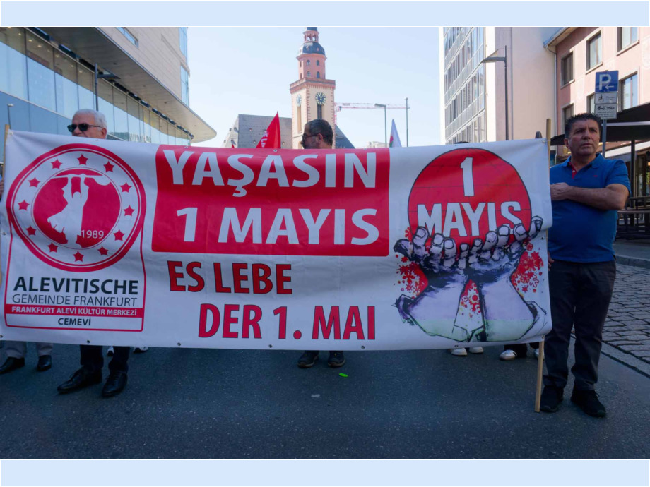 Mach dich stark mit uns - Maikundgebung des DGB in Frankfurt