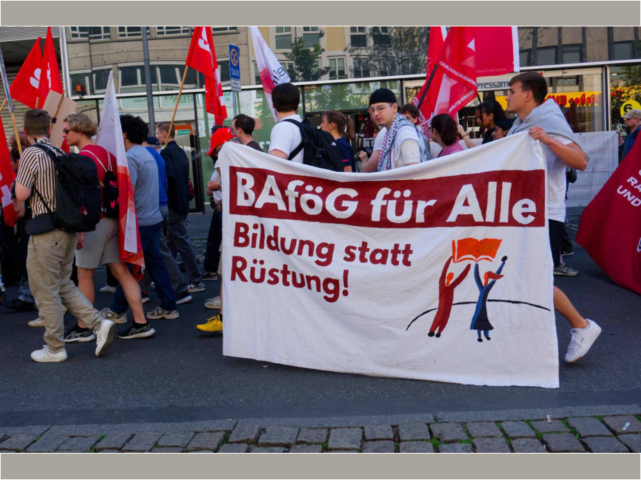 Mach dich stark mit uns - Maikundgebung des DGB in Frankfurt