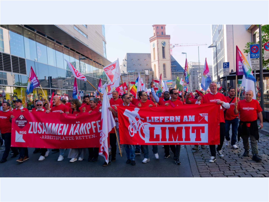 Mach dich stark mit uns - Maikundgebung des DGB in Frankfurt