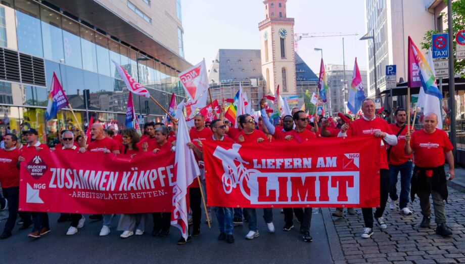Mach dich stark mit uns - Maikundgebung des DGB in Frankfurt