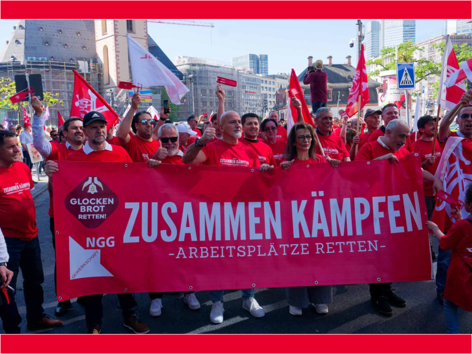 Mach dich stark mit uns - Maikundgebung des DGB in Frankfurt