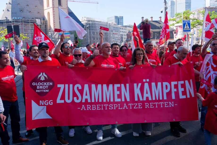 Mach dich stark mit uns - Maikundgebung des DGB in Frankfurt