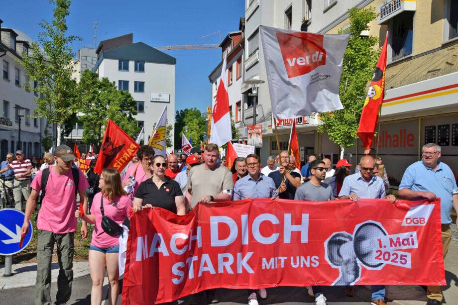 Maikundgebung der Gewerkschaften in Hanau