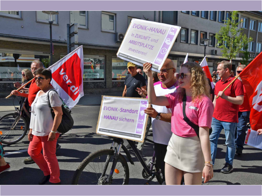 Maikundgebung der Gewerkschaften in Hanau