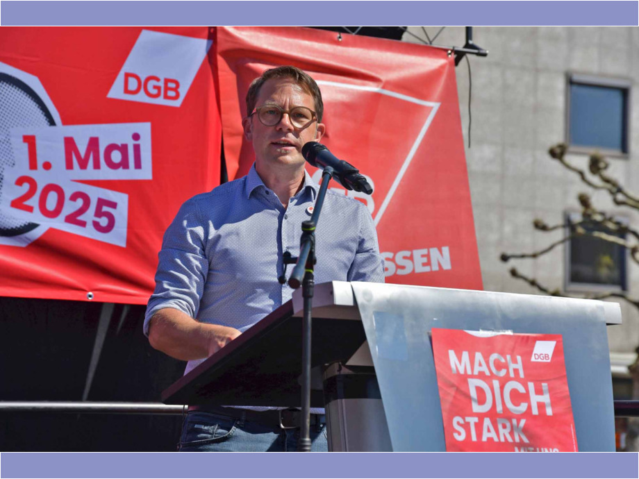 Maikundgebung der Gewerkschaften in Hanau