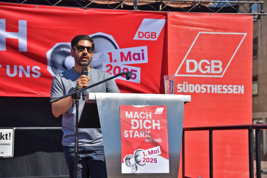Maikundgebung der Gewerkschaften in Hanau