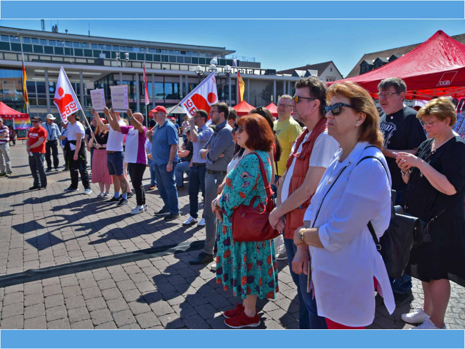 Maikundgebung der Gewerkschaften in Hanau