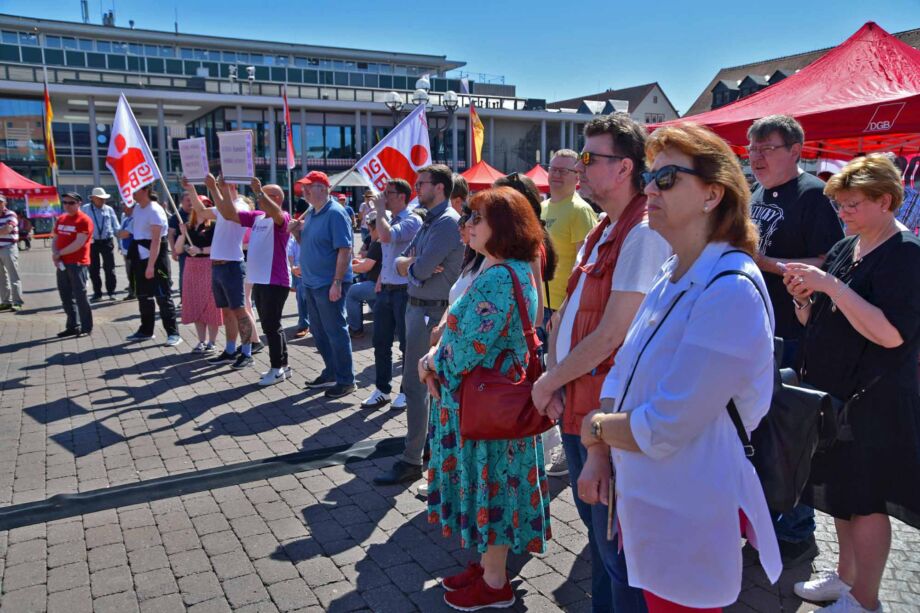 Maikundgebung der Gewerkschaften in Hanau
