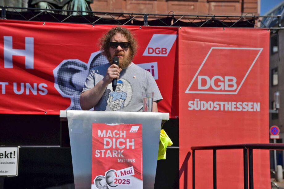 Maikundgebung der Gewerkschaften in Hanau