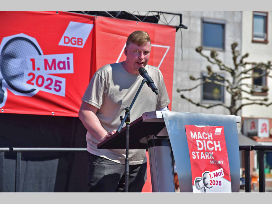 Maikundgebung der Gewerkschaften in Hanau