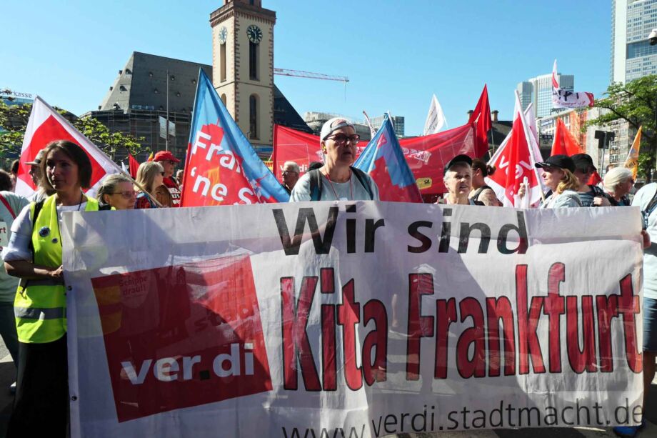 Mach dich stark mit uns - Maikundgebung des DGB in Frankfurt