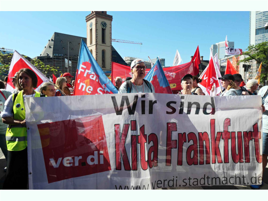 Mach dich stark mit uns - Maikundgebung des DGB in Frankfurt