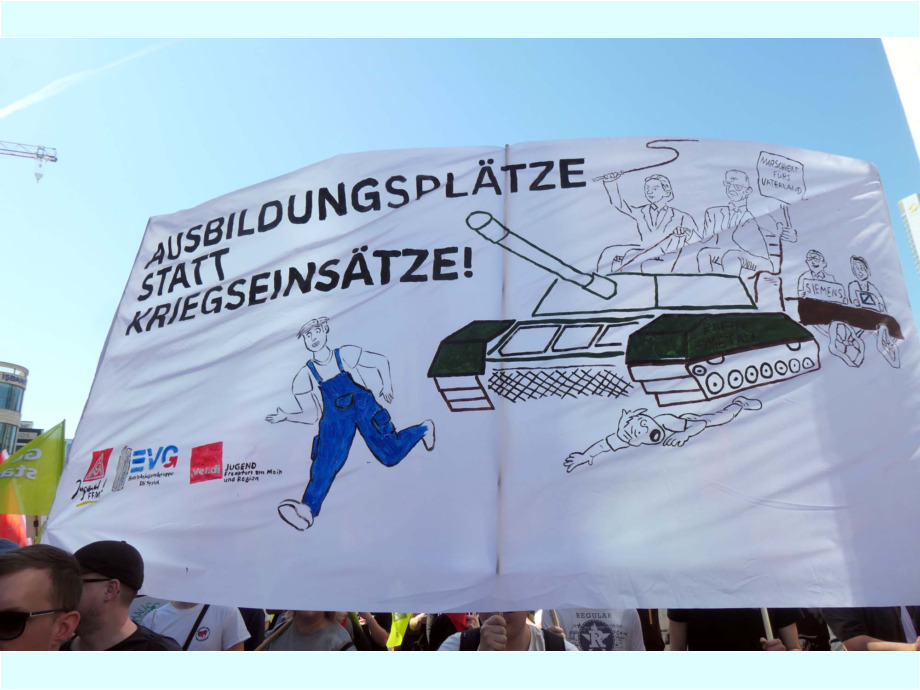 Mach dich stark mit uns - Maikundgebung des DGB in Frankfurt