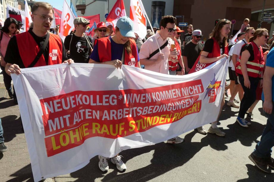 Mach dich stark mit uns - Maikundgebung des DGB in Frankfurt