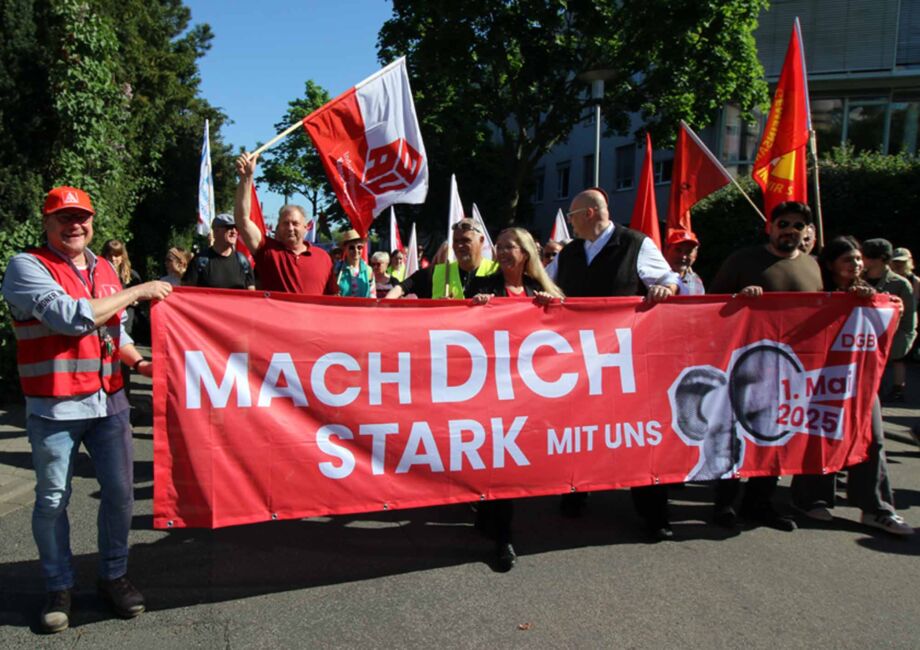 Maifeier der gewerkschaften 2025 in Darmstadt