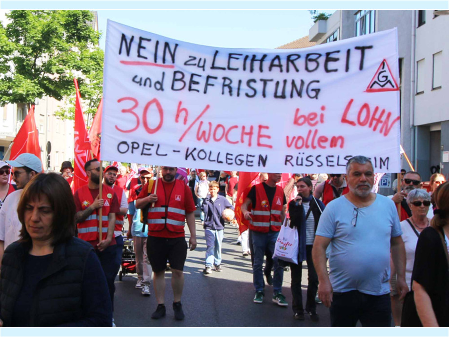 Maifeier der gewerkschaften 2025 in Darmstadt